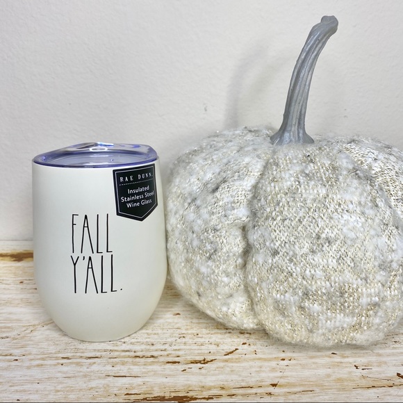 Rae Dunn Other - Rae Dunn Fall Y’all Wine Glass Tumbler NEW